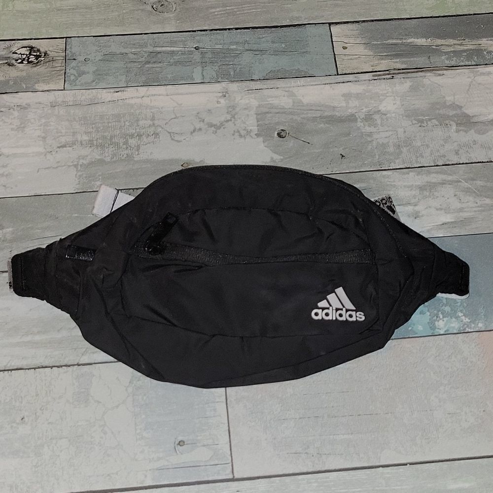 Adidas Black & White Fanny Pack